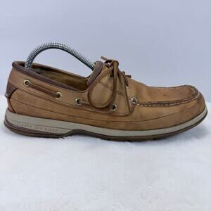 Sperry Top-Sider Men’s Billfish 3-Eye Tan Leather Boat Shoes Size 10